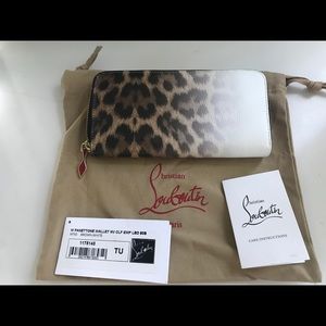 Christian louboutin leopard panettone wall…